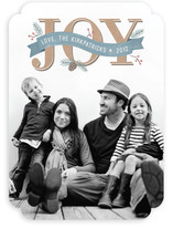 Rustic Joy Holiday Photo Cards