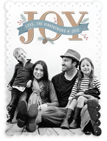 Rustic Joy Holiday Photo Cards