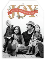 Rustic Joy Holiday Photo Cards