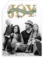 Rustic Joy Holiday Photo Cards