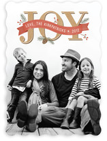 Rustic Joy Holiday Photo Cards
