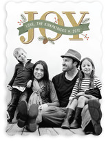 Rustic Joy Holiday Photo Cards