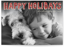 Hand Drawn Holiday Holiday Photo Cards