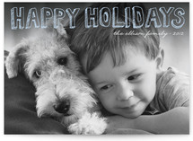 Hand Drawn Holiday Holiday Photo Cards