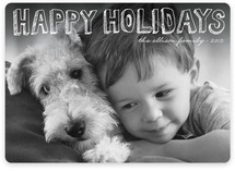 Hand Drawn Holiday Holiday Photo Cards