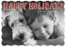 Hand Drawn Holiday Holiday Photo Cards