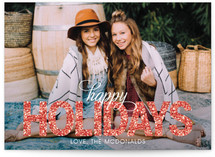 Glitter Holiday Photo Cards