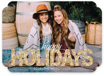 Glitter Holiday Photo Cards