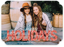 Glitter Holiday Photo Cards