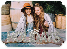 Glitter Holiday Photo Cards