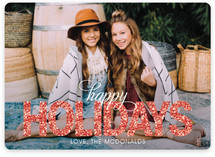 Glitter Holiday Photo Cards
