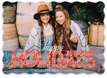 Glitter Holiday Photo Cards
