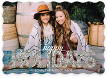 Glitter Holiday Photo Cards