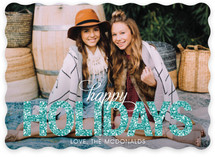 Glitter Holiday Photo Cards