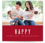 We're Happy Holiday Photo Cards
