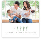 We're Happy Holiday Photo Cards