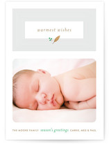 Fresh Cut Leaf Holiday Photo Cards