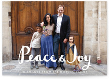 Hand Painted Happy Holiday Photo Cards