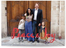 Hand Painted Happy Holiday Photo Cards