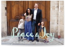 Hand Painted Happy Holiday Photo Cards