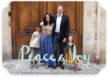 Hand Painted Happy Holiday Photo Cards