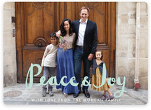 Hand Painted Happy Holiday Photo Cards