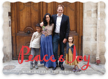 Hand Painted Happy Holiday Photo Cards