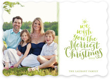 Ombre Holiday Photo Cards