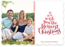 Ombre Holiday Photo Cards