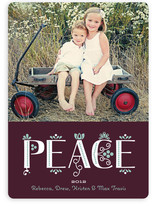 Festive Noel Holiday Photo Cards