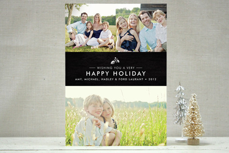 Splendid Pinecone Holiday Photo Cards