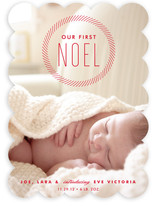 Our First Noel Holiday Photo Cards