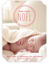 Our First Noel Holiday Photo Cards