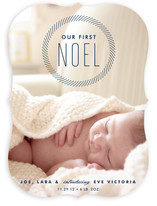 Our First Noel Holiday Photo Cards