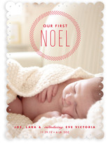 Our First Noel Holiday Photo Cards