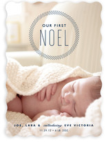 Our First Noel Holiday Photo Cards