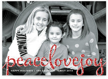 Type Frost Holiday Photo Cards