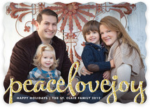 Type Frost Holiday Photo Cards