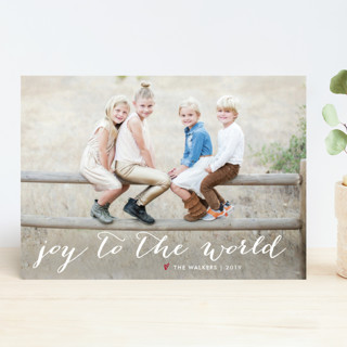 Simple Joy Holiday Photo Cards