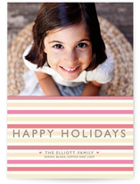 Happy Holiday Stripe Holiday Photo Cards