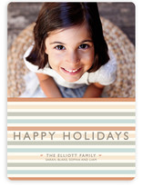Happy Holiday Stripe Holiday Photo Cards