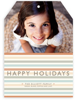 Happy Holiday Stripe Holiday Photo Cards