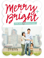 Merry Script Holiday Photo Cards