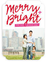 Merry Script Holiday Photo Cards