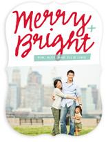 Merry Script Holiday Photo Cards