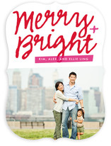 Merry Script Holiday Photo Cards