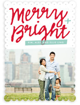Merry Script Holiday Photo Cards