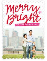 Merry Script Holiday Photo Cards