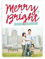 Merry Script Holiday Photo Cards