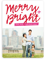Merry Script Holiday Photo Cards